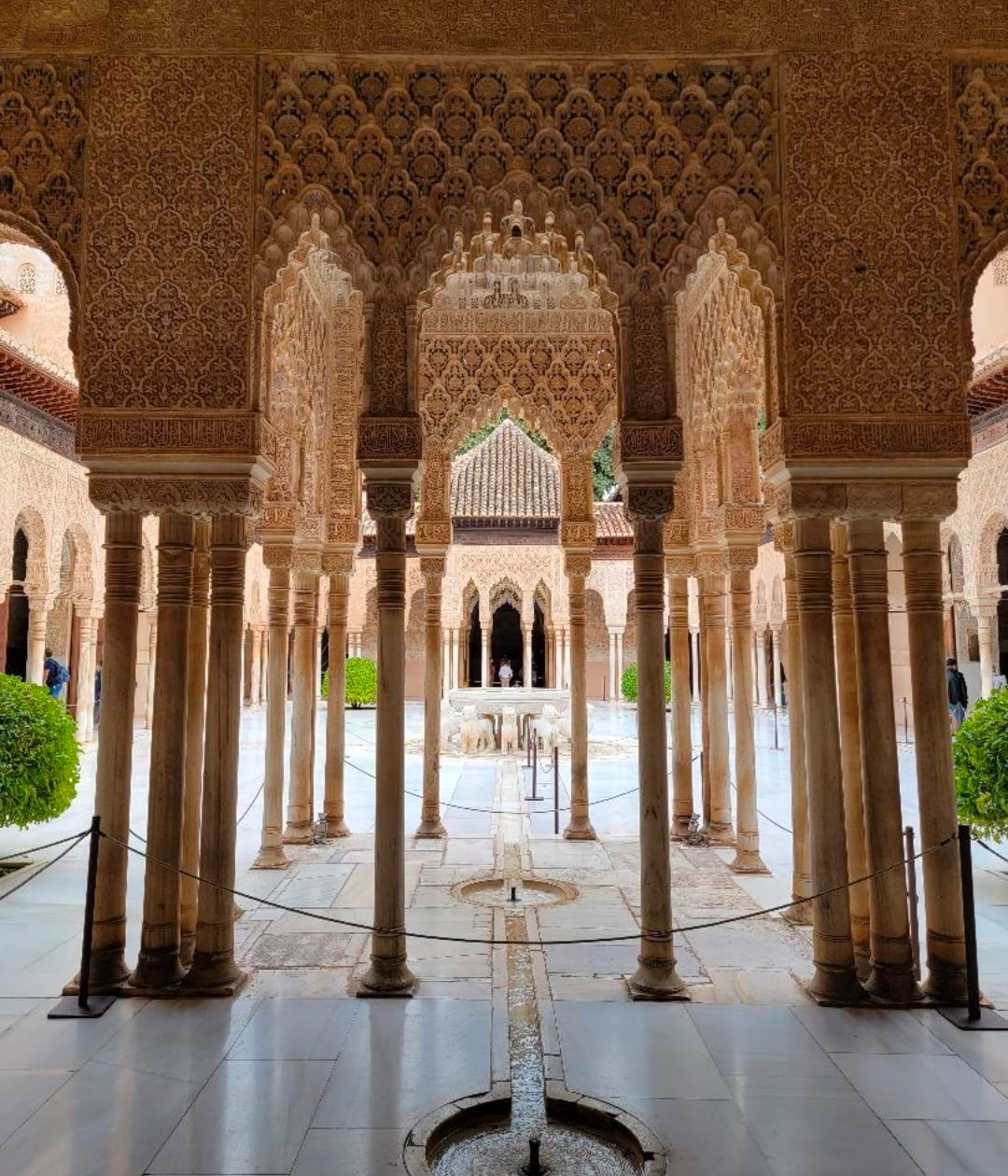 The Court of the Lions inside the Nasrid Palaces, Alhambra