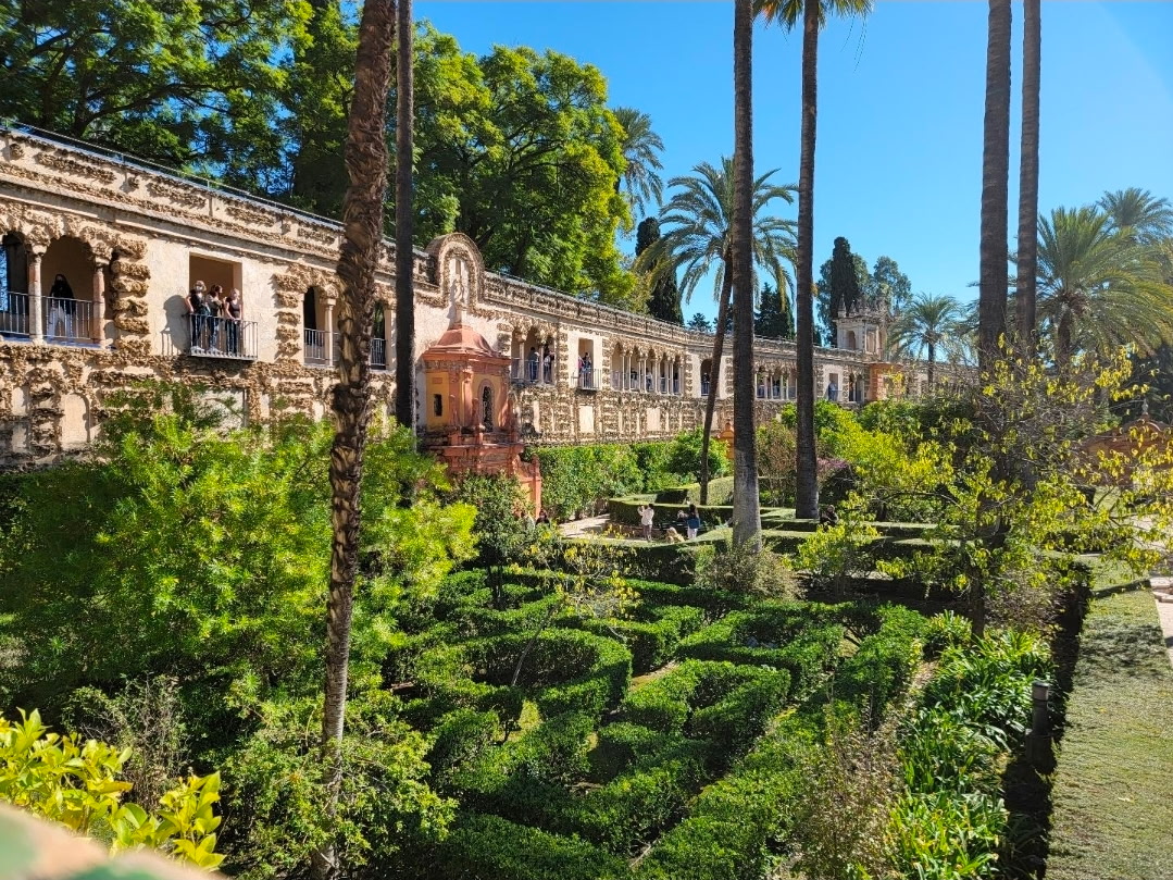 The gardens of the Real Alcázar, Seville