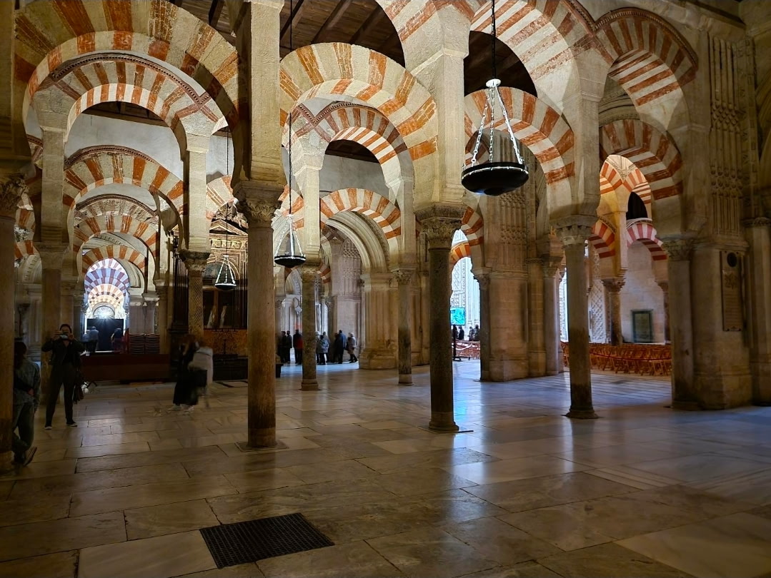 The arches of the Mezquita-Catedral, Córdoba